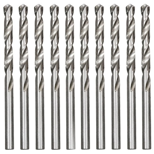 Broca de aço rápido para metal 3,0 mm DIN 338 com 10 peças - 715309 Broca de aço rápido para metal 3,0 mm DIN 338 com 10 peças - 715309