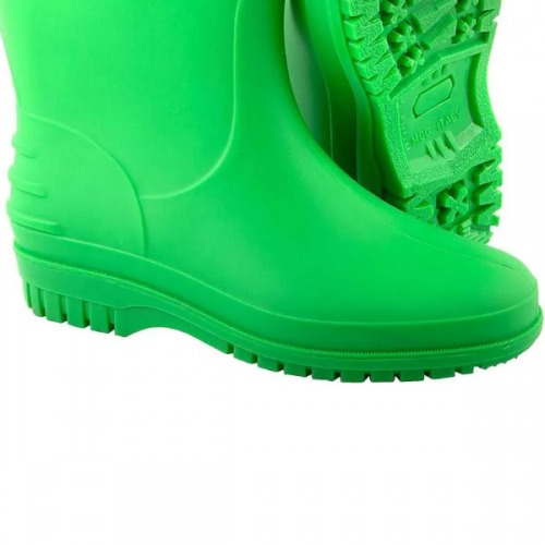 Bota de PVC verde com forro 38/39 Bota de PVC verde com forro 38/39