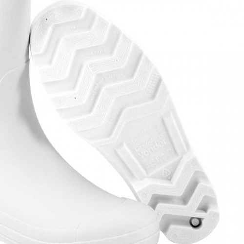 Bota de PVC branca cano médio sem forro Bota de PVC branca cano médio sem forro