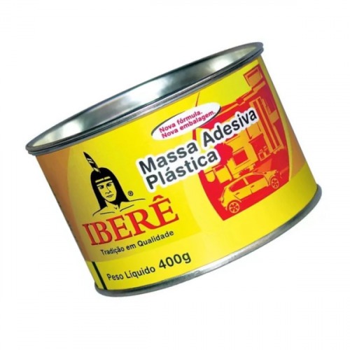 Massa plástica com catalisador 400 gramas branca Massa plástica com catalisador 400 gramas branca