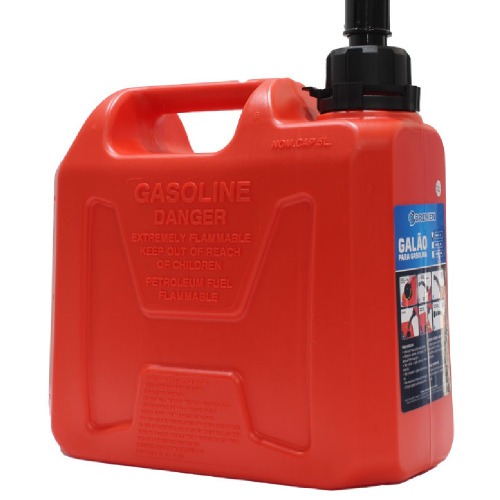 Galão para transferência de gasolina antigotejante 5L - 10496 Galão para transferência de gasolina antigotejante 5L - 10496