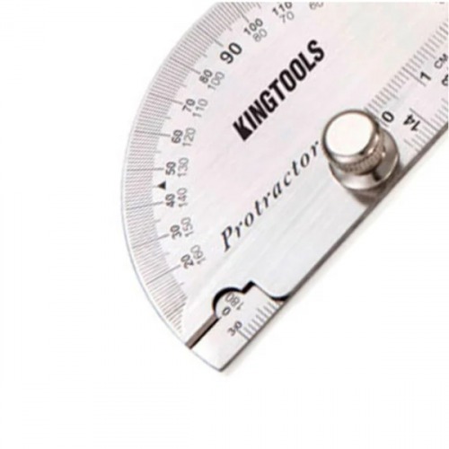 Transferidor de ângulo com régua de 0 a 180° Transferidor de ângulo com régua de 0 a 180°