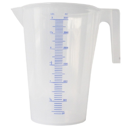 Jarra graduada 3L polipropileno Jarra graduada 3L polipropileno
