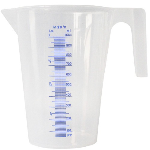 Jarra graduada 1L polipropileno