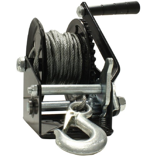 Guincho manual catracado 540 kg cabo de aço 4,64 mm x 10 m Guincho manual catracado 540 kg cabo de aço 4,64 mm x 10 m