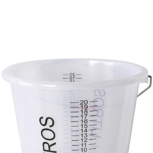 Balde plstico 20L graduado - 6681