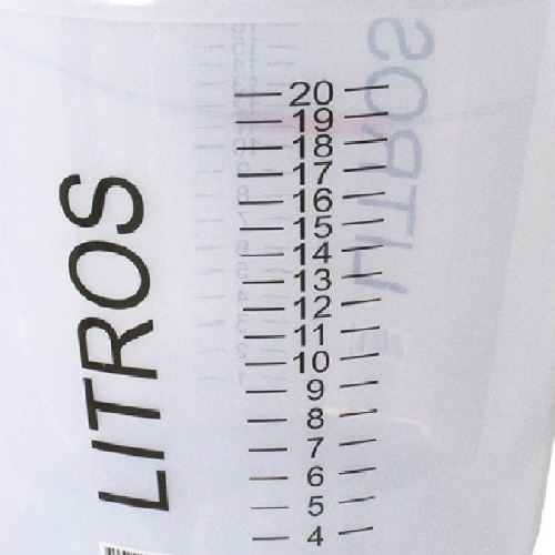 Balde plstico 20L graduado - 6681