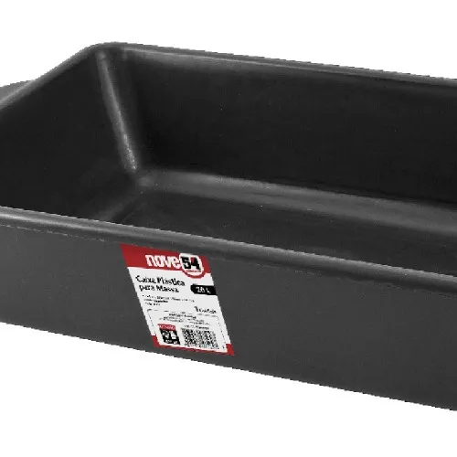 Caixa plástica retangular para massa 20 litros - 7893946475697