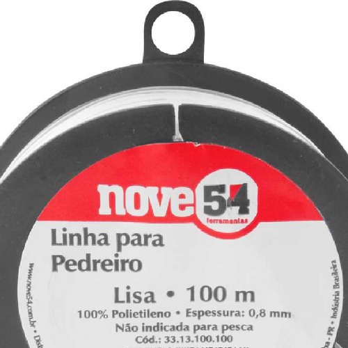 Linha lisa para pedreiro em polietileno 100 metros