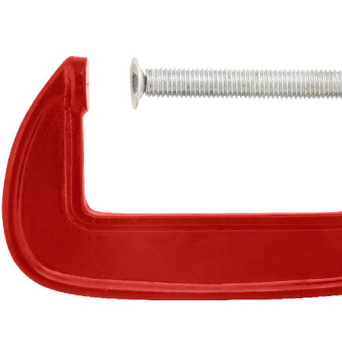 Grampo em ferro fundido tipo C 4