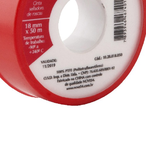 Fita veda rosca 18 mm x 50 m 