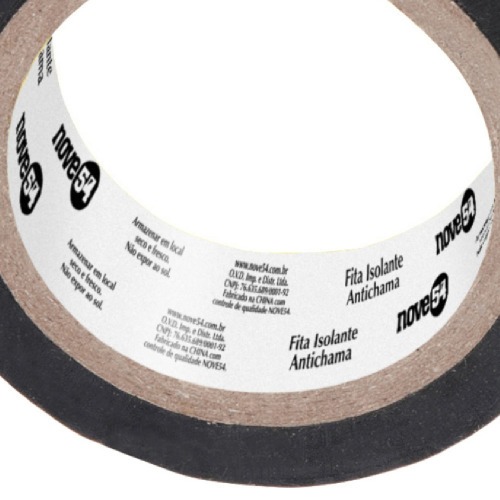 Fita isolante preta 19 mm x 20 m Fita isolante preta 19 mm x 20 m