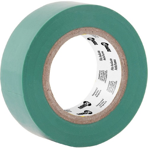 Fita isolante verde antichama 19 mm x 10 m