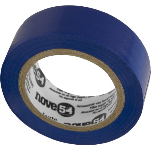 Fita isolante antichama azul 19 mm x 10 m Fita isolante antichama azul 19 mm x 10 m