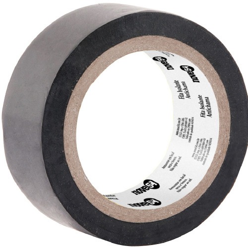 Fita isolante antichama preta 19 mm x 10 m Fita isolante antichama preta 19 mm x 10 m