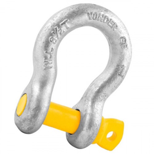 Manilha curva para cabo de aço 1/2 Manilha curva para cabo de aço 1/2