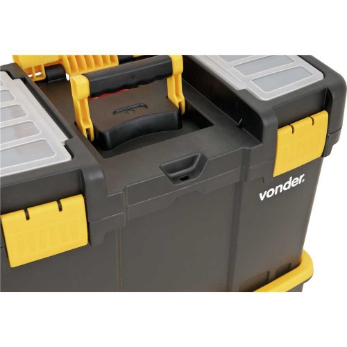 Caixa plástica para ferramentas com rodas 46 x 26 x 62,5 cm - CRV0300 Caixa plástica para ferramentas com rodas 46 x 26 x 62,5 cm - CRV0300