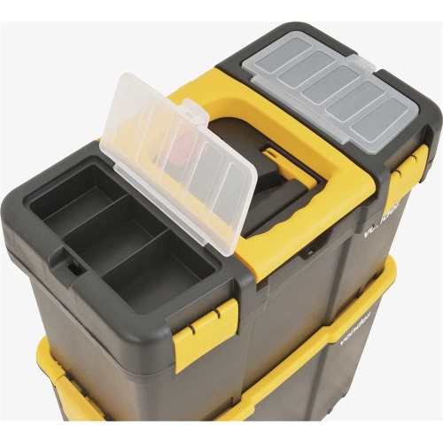 Caixa plástica para ferramentas com rodas 46 x 26 x 62,5 cm - CRV0300 Caixa plástica para ferramentas com rodas 46 x 26 x 62,5 cm - CRV0300