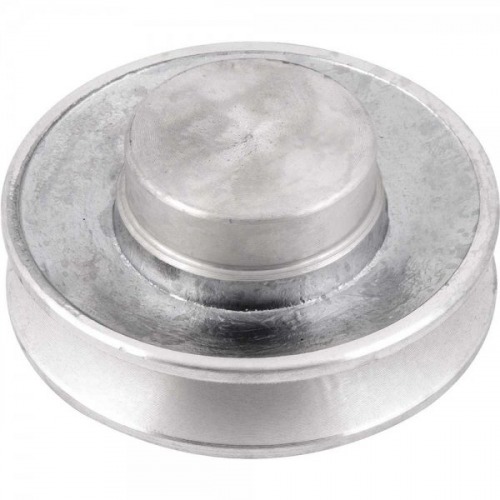 Polia de alum�nio 1 canal A-80 mm sem furo
