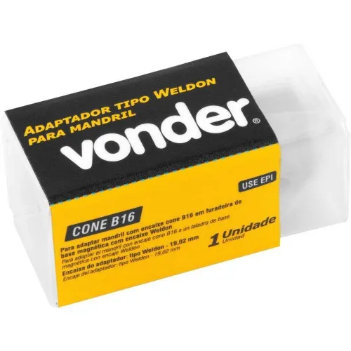 Adaptador tipo Weldon para mandril cone B16