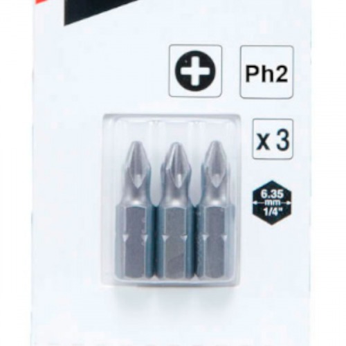 Jogo de bits philips ph2 encaixe 1/4