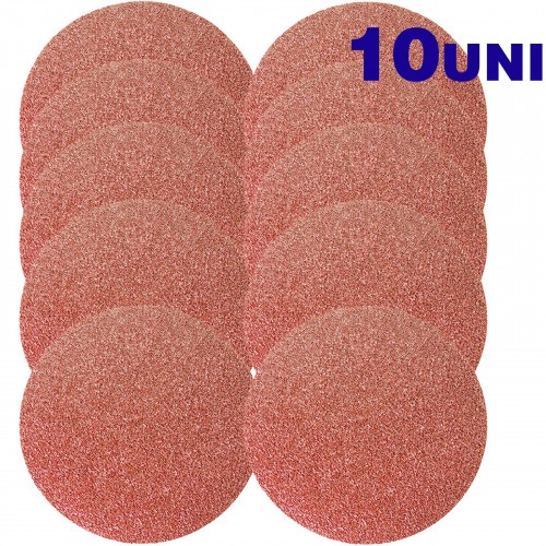 Disco de Lixa com velcro 125 mm com 10 peças - 738559 Disco de Lixa com velcro 125 mm com 10 peças - 738559