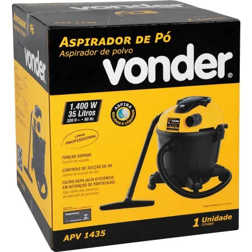 Aspirador de pó e líquidos 1400W 35 litros - APV 1435  220V