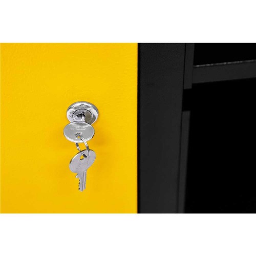 Bancada fechada com tampo de madeira 3 portas 1500 x 920 x 600 mm