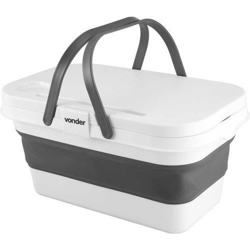 Cesto dobrável com alças 16L Cesto dobrável com alças 16L