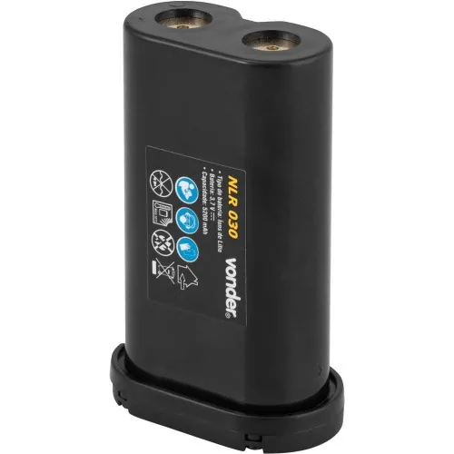 Bateria íons de lítio 3,7V para nível a laser NLR 030