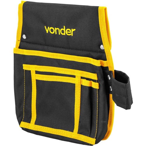 Porta ferramentas em lona com 4 bolsos - PF016 Porta ferramentas em lona com 4 bolsos - PF016