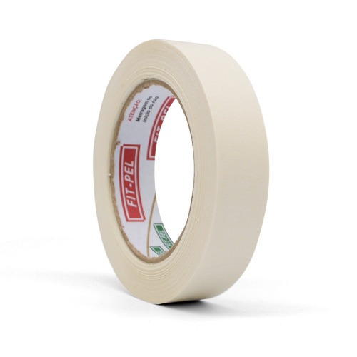Fita crepe adesiva 24 mm x 50 metros com 4 peças  - 10402104 Fita crepe adesiva 24 mm x 50 metros com 4 peças  - 10402104
