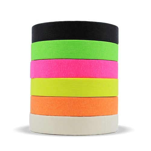 Fita crepe adesiva Neon 18 mm x 30 metros com 6 peas  - 10401705