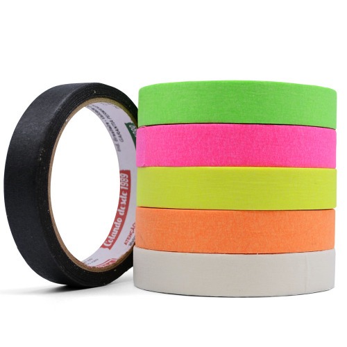 Fita crepe adesiva Neon 18 mm x 30 metros com 6 peas  - 10401705