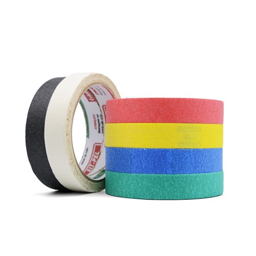 Fita crepe adesiva colorida 18 mm x 30 metros com 6 peças - 10401704 Fita crepe adesiva colorida 18 mm x 30 metros com 6 peças - 10401704
