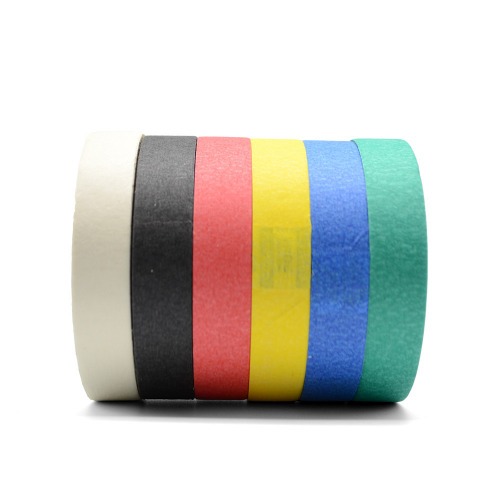 Fita crepe adesiva colorida 18 mm x 30 metros com 6 peças - 10401704 Fita crepe adesiva colorida 18 mm x 30 metros com 6 peças - 10401704