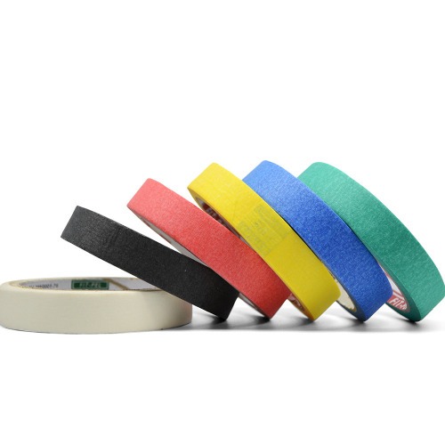 Fita crepe adesiva colorida 18 mm x 30 metros com 6 peças - 10401704 Fita crepe adesiva colorida 18 mm x 30 metros com 6 peças - 10401704