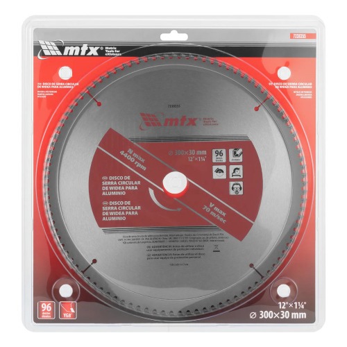 Disco de serra para alumínio 300 x 30 mm 96 dentes - 7338355 Disco de serra para alumínio 300 x 30 mm 96 dentes - 7338355