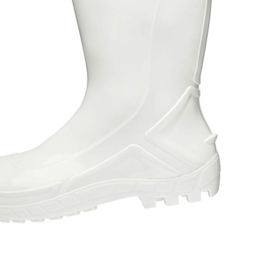 Bota de PVC impermeável cano médio sem forro branca - Vulcaflex Bota de PVC impermeável cano médio sem forro branca - Vulcaflex