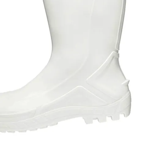 Bota de PVC impermeável cano médio sem forro branca - Vulcaflex