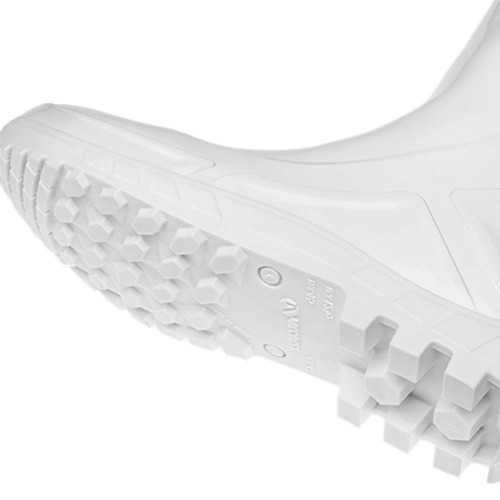 Bota de PVC impermevel cano mdio sem forro branca - Vulcaflex