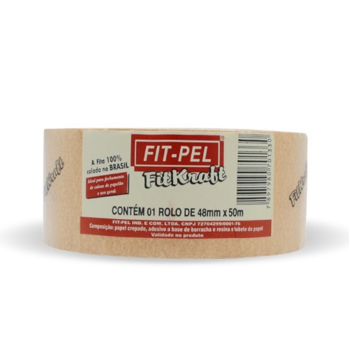 Fita Kraft adesiva 48 mm x 50 metros - 11304005 Fita Kraft adesiva 48 mm x 50 metros - 11304005