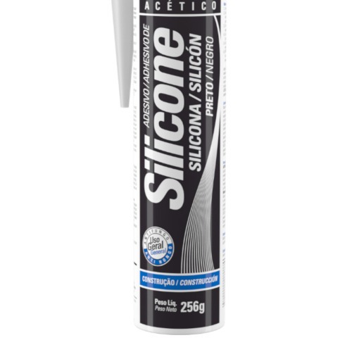 Silicone acético para uso geral 256 gramas Silicone acético para uso geral 256 gramas