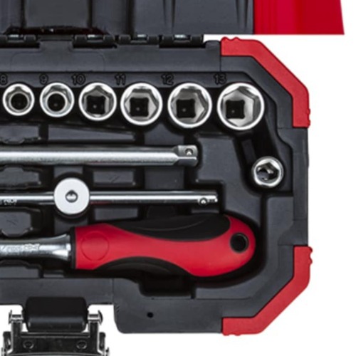 Jogo de soquetes sextavado 4 a 13 mm encaixe 1/4 Jogo de soquetes sextavado 4 a 13 mm encaixe 1/4