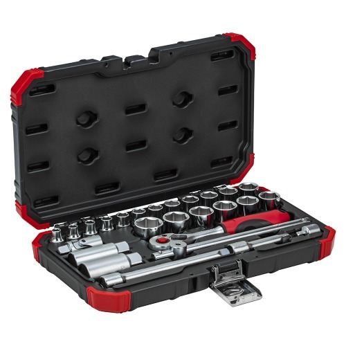 Jogo de soquete sextavado 6 a 24 mm encaixe 3/8 Jogo de soquete sextavado 6 a 24 mm encaixe 3/8