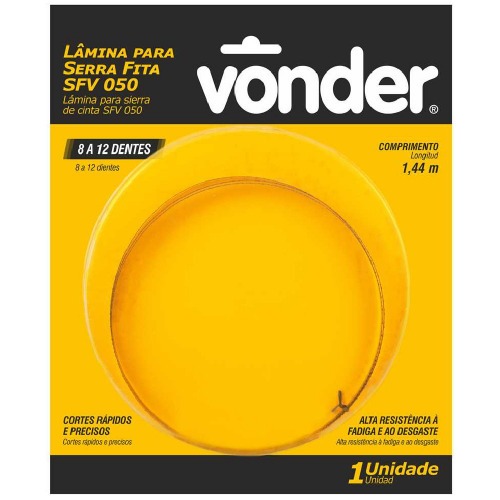Lâmina para serra fita SFV 050 8 a 12 dentes por polegada Lâmina para serra fita SFV 050 8 a 12 dentes por polegada