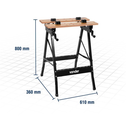 Bancada para trabalho dobrvel e porttil - BM 600