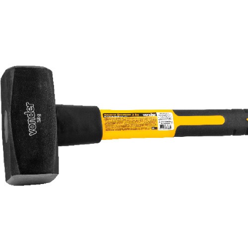 Marreta quadrada 3 kg com cabo de fibra