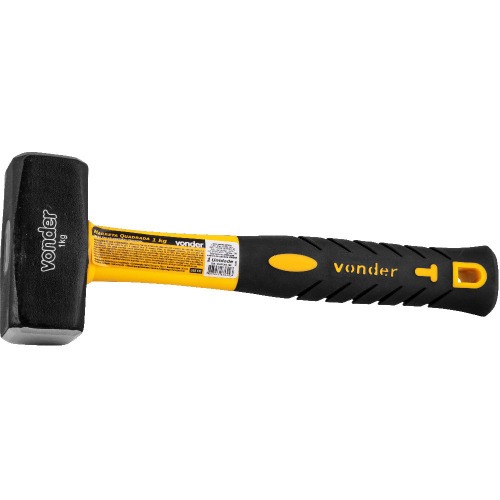 Marreta quadrada 1 kg com cabo de fibra - 35.89.003.100