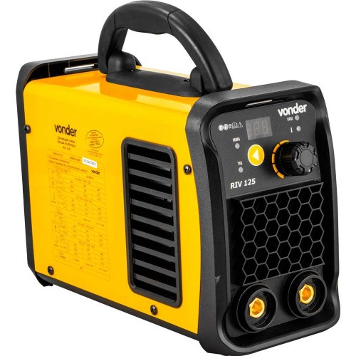 Inversora de solda 120A para eletrodo e tig com Máscara de auto escurecimento - IM 125  110V/220V Inversora de solda 120A para eletrodo e tig com Máscara de auto escurecimento - IM 125  110V/220V